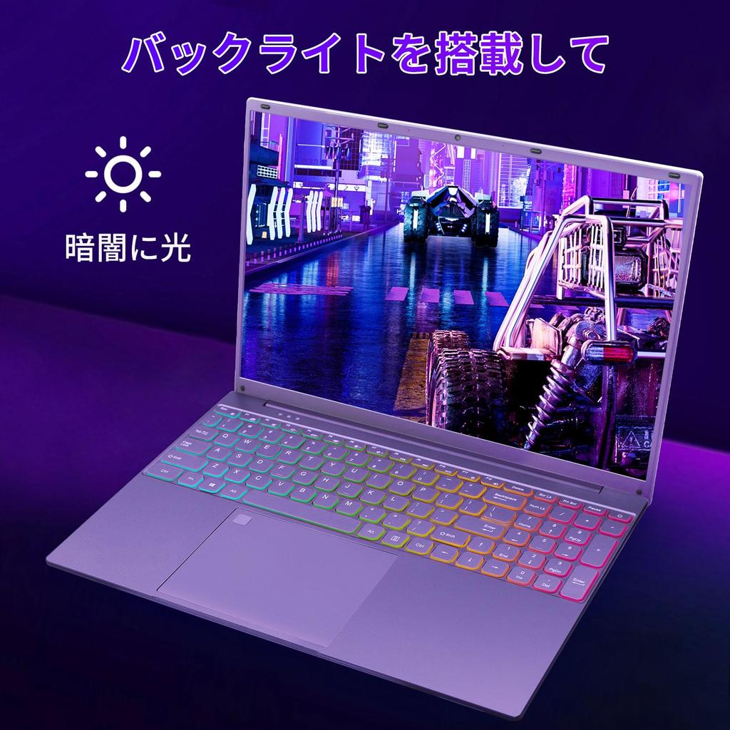 SERYUB velký IPS displej CPU Alder DDR5 12GB NVMe Office2019 Žádná počáteční nastavení barva podsvícení na výběr 5 bezdrátová myš 16palcový notebook/19201200
