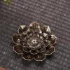 Multi-Hole Lotus Censer Alloy Incense Stick Holder Simple Incense Tray  Temples Home Office