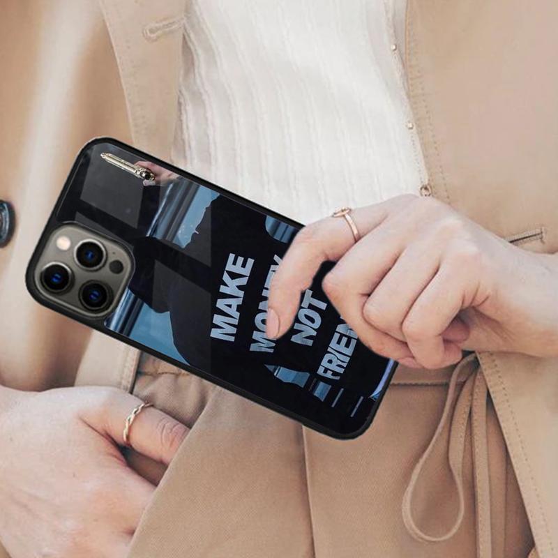 

MAKE MONEY NOT FRIENDS Magnetic Phone Case For APPLE iPhone 17 Air 16 14 13 12 Pro Max 15 Plus Wireless Charge MagSafe Cover iPhone 14