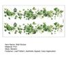 Wall Sticker Self-Adhesive Leaf Wall Stickers Easy to Apply Leaf Decals Living Room Bedroom Dormitory Nature Decor