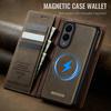 2 In 1 Magnetic Leather Case for Samsung Galaxy S25 Edge S26 Ultra S24 FE S23 Plus S22 S21 S20 5G Wireless Charging Wallet Cover