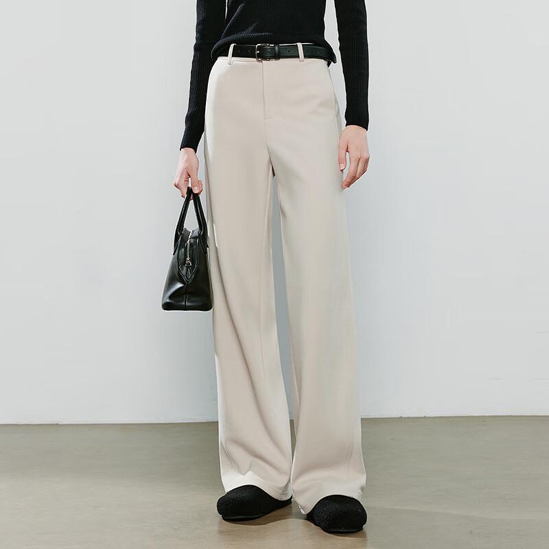 Chuyu Women's High-Waist Wide-Leg Far Infrared Heating Casual Pants