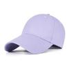 Classic Solid Color Hard Top Baseball Cap Men's Summer Pure Cotton Light Version High Top Sun Hat Children's Four-season Versatile Baseball Cap