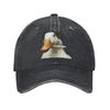 Het Ziet Er Net Zo Dom Uit Als Jij Het Doet Coole Eend Rookt Petten Merch voor Unisex Vrouwen Verstelbare Trucker Petten
