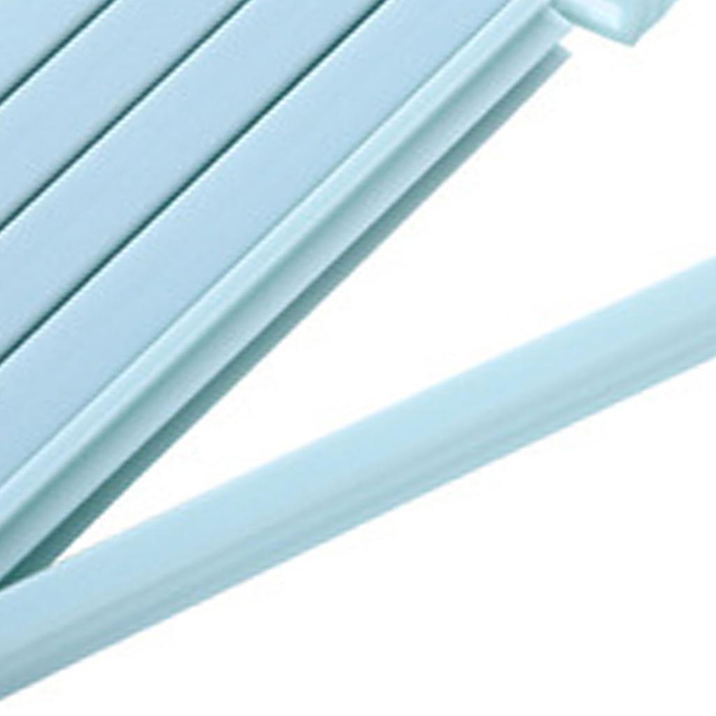 5Pcs Food Bag Sealing Clip Plastic Snack Package Storage Reusable Portable L Blue