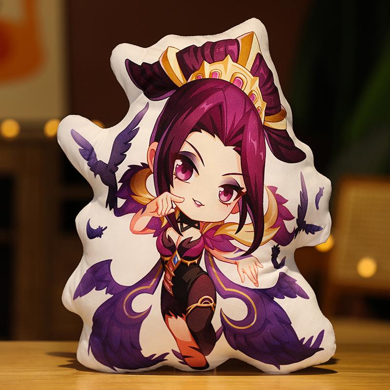 King Quality Premium Glory Video Game Hero Plush Cushion Pillow Soft Crystal Velvet Cartoon Print