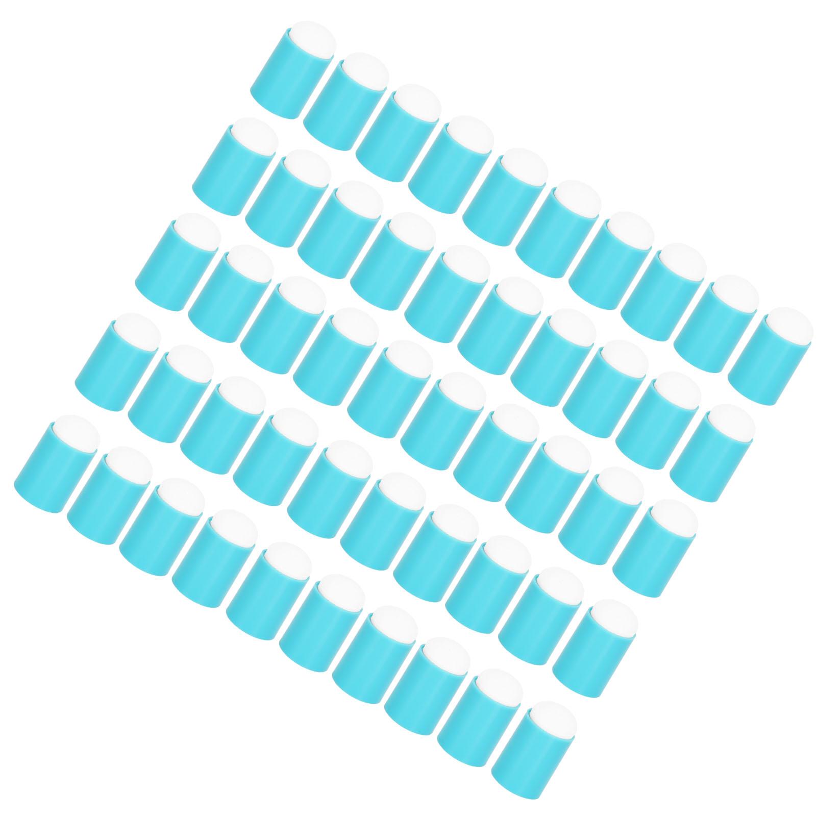 

50 шт. губка для размазывания чернил многоцелевая мягкая гибкая легкая губка для пальцев для дома синий