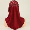 Femme Prière Turban Intérieur Casquettes Mariage Église Hijab Hijab Léger Temps Chaud Musulmans Prière Protection Solaire Foulard Islamique