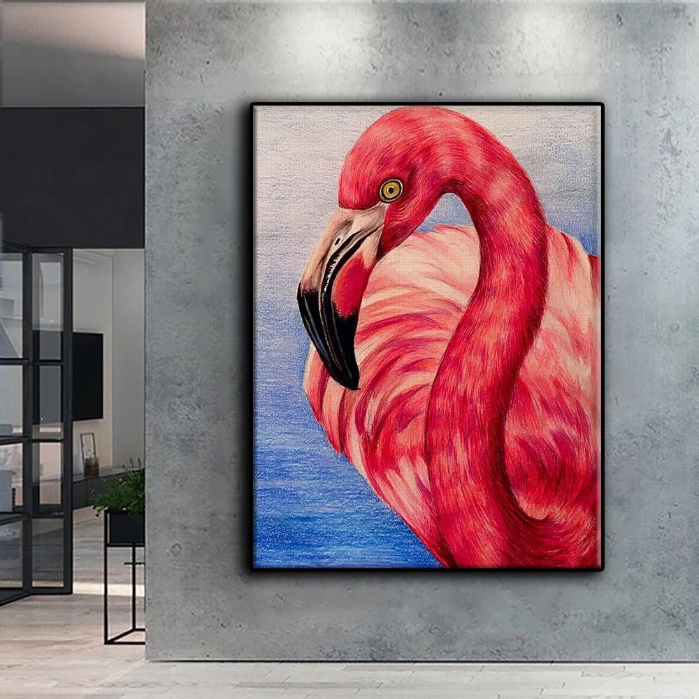 5D Diy Diamond Painting Animal Flamingo Cross Stitch Full Diamond Embroidery Mosaic