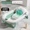 Foldable Baby Bathtub - Large, Sit or Lie for Kids, Newborn Bath Essentials for Home Use
