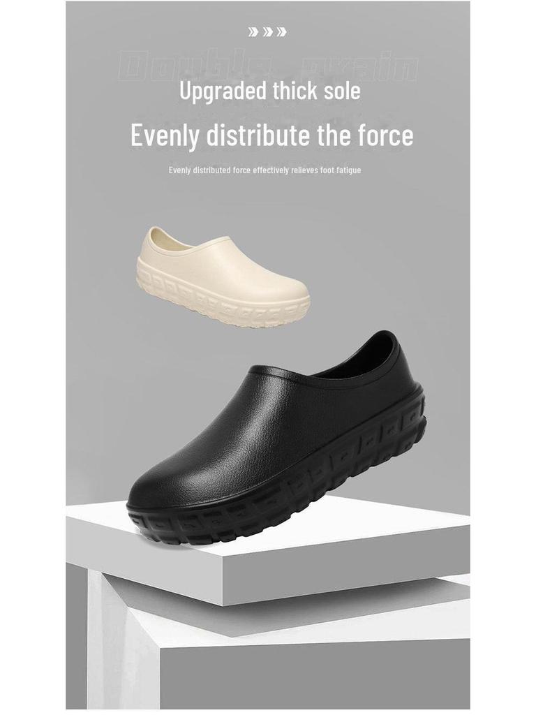 Unisex-Kochschuhe, wasserdicht und ölbeständig – Regenstiefel in Übergröße für Outdoor- und Gartenarbeiten