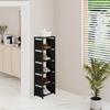 high quality4/6/8-Tier Entryway Shoe Rack and Storage Cabinet, Easy Assembly, Modular Design, Black and White Options, Space-Saving, Suitable for