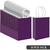 qiqee 24PCS Medium Gift Bag with Handles Bulk 11"x5"x8" Gift Bags Violet Bags Multiple Uses (Medium Size)