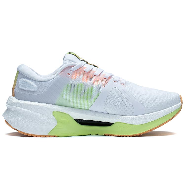 Li Ning Furious Rider 7.0 Running Shoes Women's Low Top Standard White/Fluorescent Ice Yellow ARZT004-5