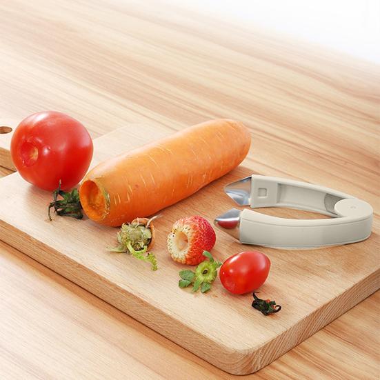 Strawberry Stem Remover Stainless Steel Pineapple Eye Remover Easy To Use Durable Reusable Fruit Tool