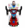 Exciting Deformable Robot Police Car Toy With Flashing Lights And Sounds For Kids