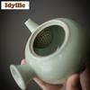 165ml Celadon Theepot met Zijhandvat Oude Thee-infusiepot Huishoudelijke Theezetketel Met Balgat Kung Fu Thee Drinkgerei Cadeau