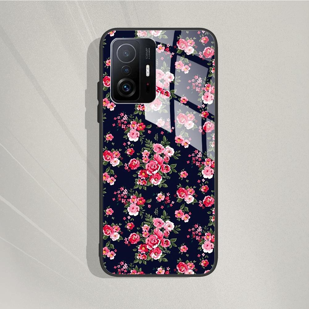 For Xiaomi 11T Pro 11T Case Fashion Tempered Glass Case Back Cover Fundas For Xiaomi 11T Pro 11T Phone Cases 11T Pro 11 T Capa