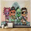 Popular Game Peak Microfiber Printed Large Wall Tapestry Art Science Fiction Room Home Decor Decor Blanket
