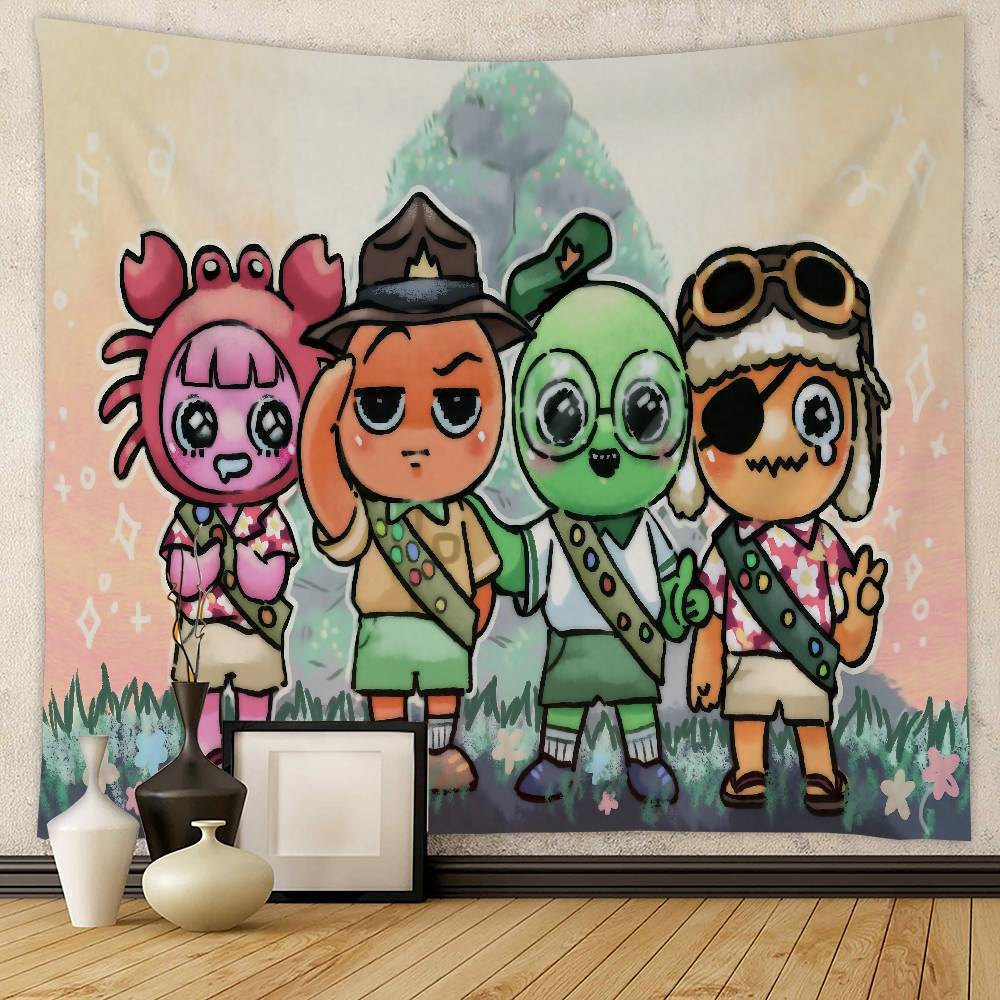 Popular Game Peak Microfiber Printed Large Wall Tapestry Art Science Fiction Room Home Decor Decor Blanket