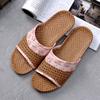 Summer Non-slip Indoor Slippers for Men and Women - Thick Sole, Perfect for Wood Floors and Rattan Matting