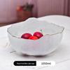 ZISIZ Gold Rim Glass Salad & Dessert Bowl