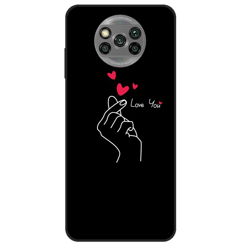 Para Xiaomi Poco X3 Pro Funda de silicona suave Lobo León Funda de teléfono para Poco X3 NFC Funda TPU negro Funda para Poco X 3 GT PocoX3 Pro
