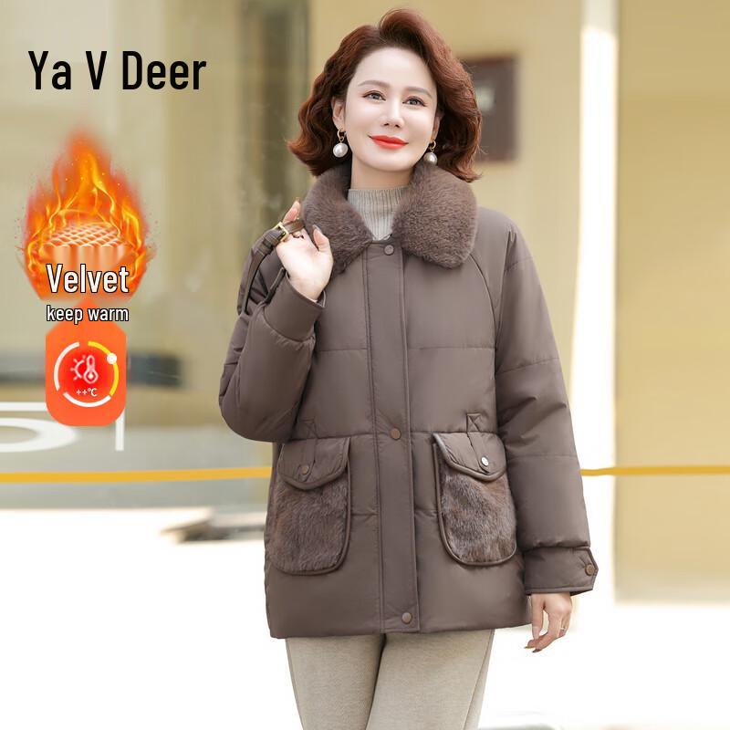

Yalu Women s Mid-Aged Winter Padded Coat 5XL