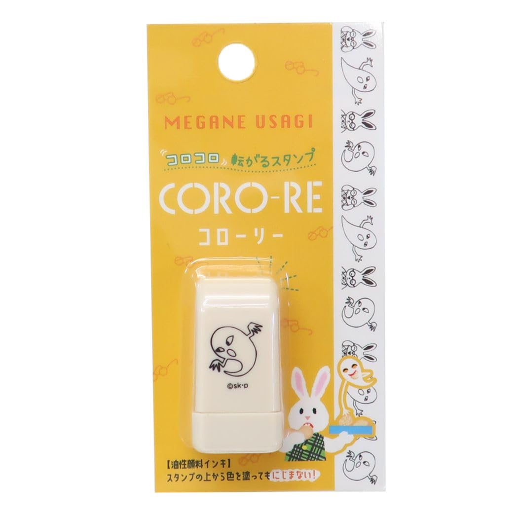 Kamiojapan Glasses Rabbit Rolling [Stamp] CORO-RE Stamp/Ghost