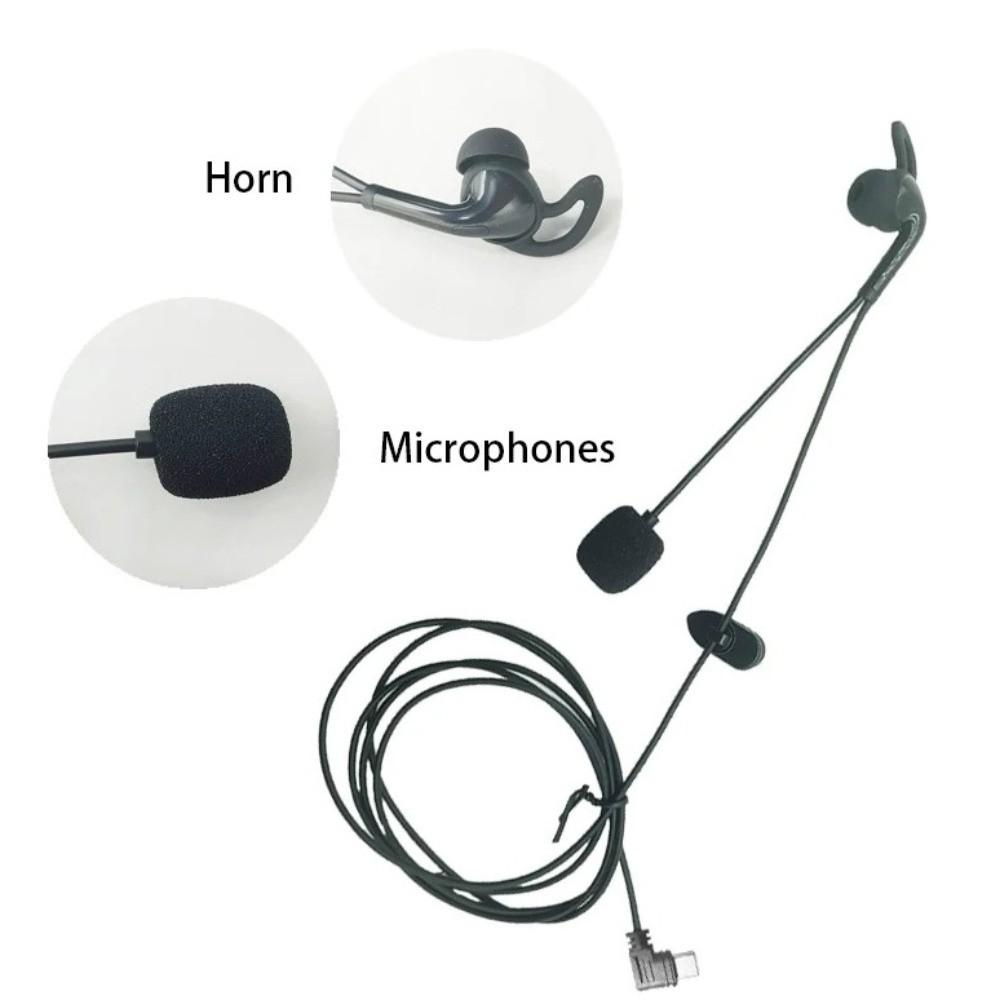In-ear In-Ear Headphones Type-C Interface Helmet Headset Football Referee