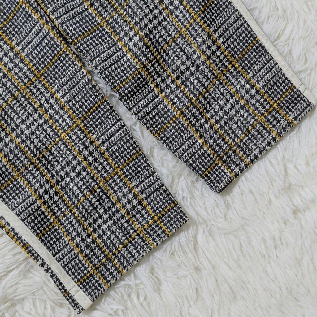 [USED] Overseas Limited Edition Super Adidas Beckenbauer Track Pants Houndstooth Beige Brown XL