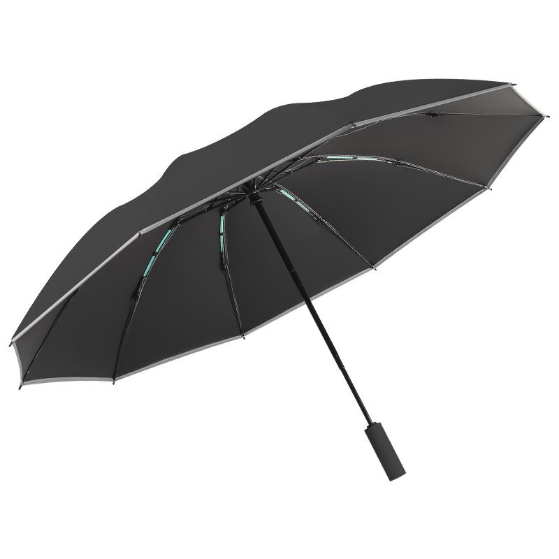 Fully Automatic Parasol 20-bone Large Umbrella Folding Umbrella Enlarged, Thickened and Reinforced Large Sturdy Outdoor Stall