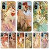 Alfons Mucha Primavera For Xiaomi Redmi Note 14 13 12 11 Pro Plus Phone Case 14S 12S 11S 11E 11T 10S 10 9S Fundas Cover Coque No