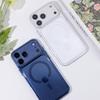 Applicable to iPhone17ProMax matte semi-transparent lens mobile phone case with Ai camera button, the new 17Pro fine hole magsafe magnetic suction