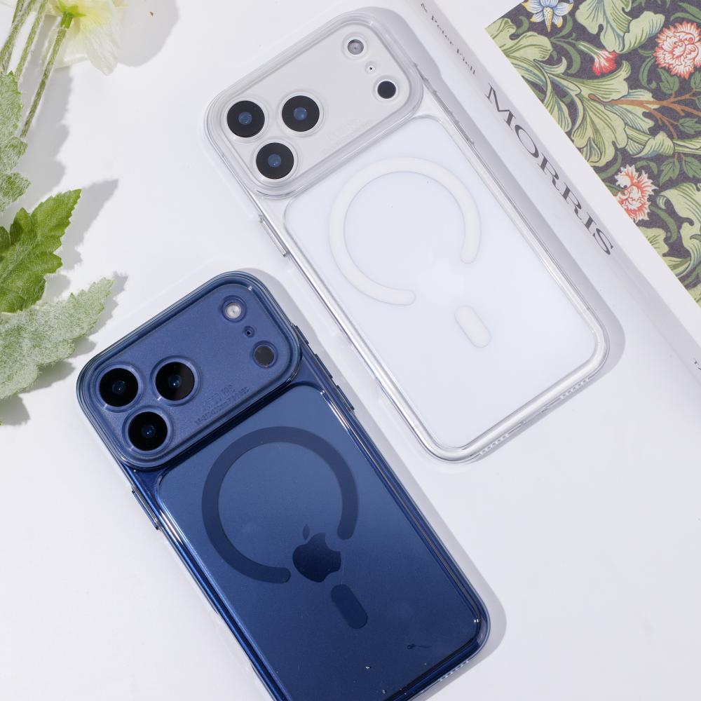 Applicable to iPhone17ProMax matte semi-transparent lens mobile phone case with Ai camera button, the new 17Pro fine hole magsafe magnetic suction
