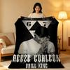 Music F-Freeze C-Corleone Throw High-Density Short Plush Blanket Soft Skin-Friendly for Sofa Nap Air-Conditioned Room