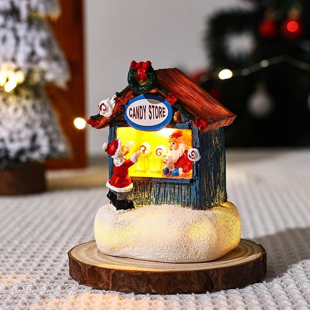 Santa-Claus Shop Micro  Resin Ornament