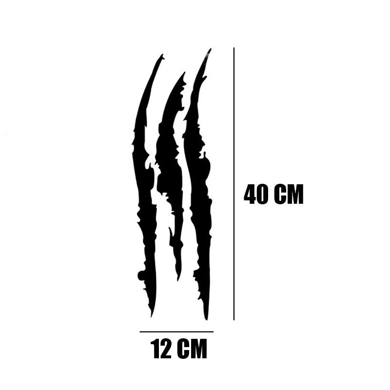 Car Lamp Vinly Monster Claw Marks Dinosaur Raptor Sticker For BMW E46 E90 Mercedes Benz Accessories Ford Focus Mk2 Peugeot 307 3