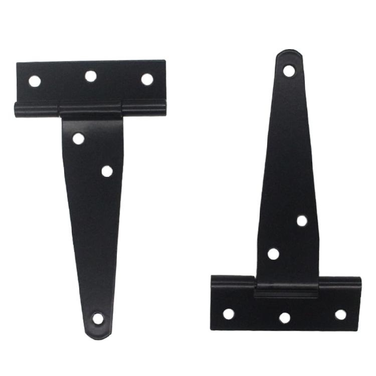Industrial T Straps Shed Door Hinges set Rustproof Heavy Duty T Hinges set Heavy Duty Metal Hardware for Barns & Fence