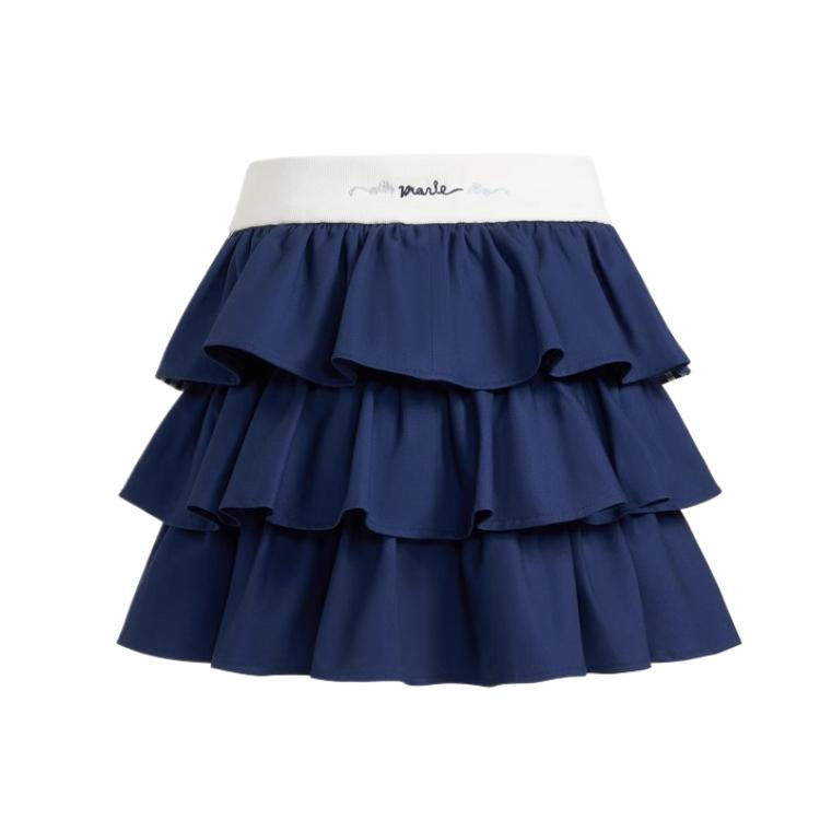 Adidas Originals X Disney Marie Cat SS25 Three Stripes Sport Lifestyle Fashion Simple Beautiful Trendy Casual Skirt Women Skirts Dark-Blue KE6655