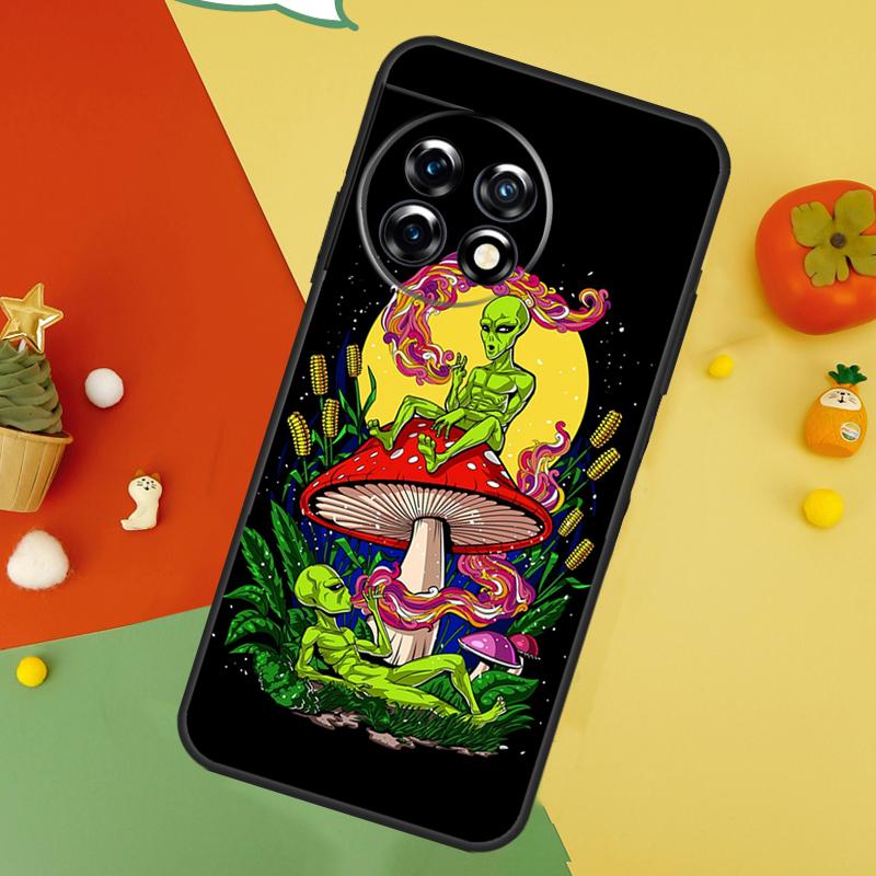 Pilz Mond Pilz Züchter Hülle Für OnePlus 15 12 12R 13T 13R 13 11 9 10 Pro 10T 8T Nord 5 CE 2 3 4 Lite N20 N30 Abdeckung