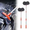 Car Wash Mop Rotating Auto Supplies Double Brush Head Roof Window Cleaning Maintenance Three-Section Telescopic Auto Accessories