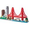 Architecture Skyline Collection San Francisco 3574PCS Micro Mini Blocks Building Set 3D Puzzle Model Kit As Toys Present for Adults and Kids