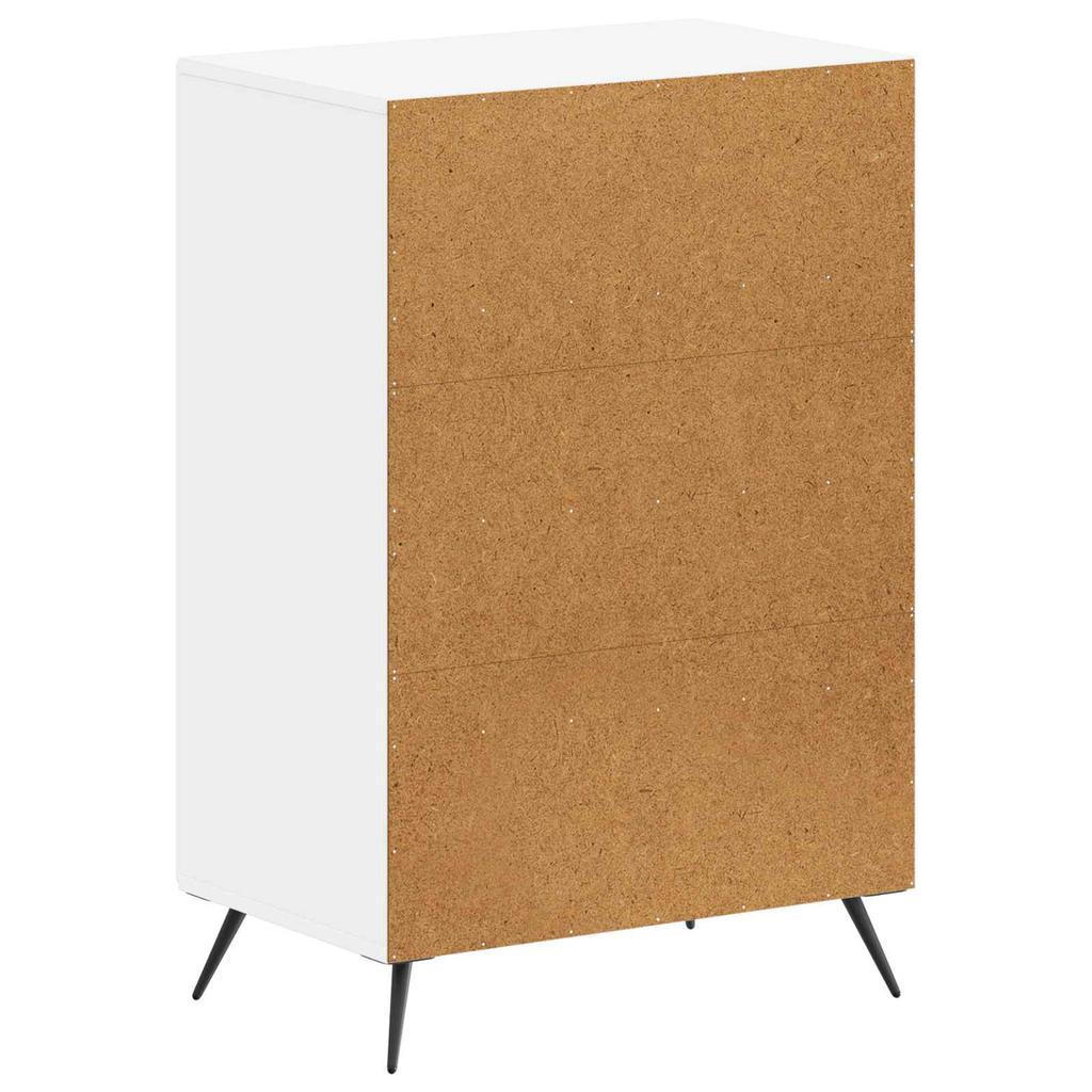 Shoe Cabinet BREDA 59.5 X 39.5 X 90 Cm Engineered Wood White