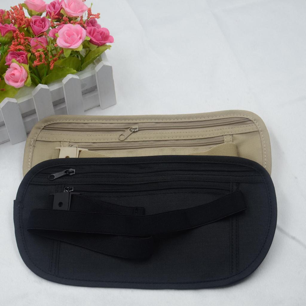 In Stock Korean Style Anti-theft Ultra-thin Waterproof Running Waist Bag