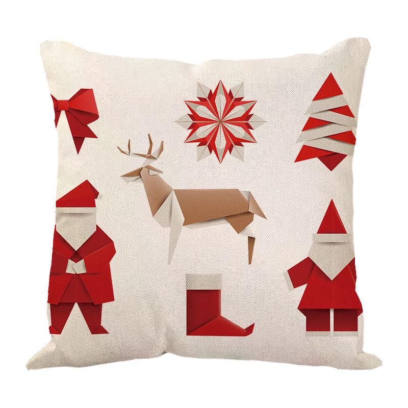 New Linen Christmas Pillows Linen Cushion Pillow Cover Pillow Pillow Car Pillow Sofa Pillow Cover