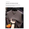 ROMON Men's V-Neck Thick Warm Sleeveless Sweater Vest