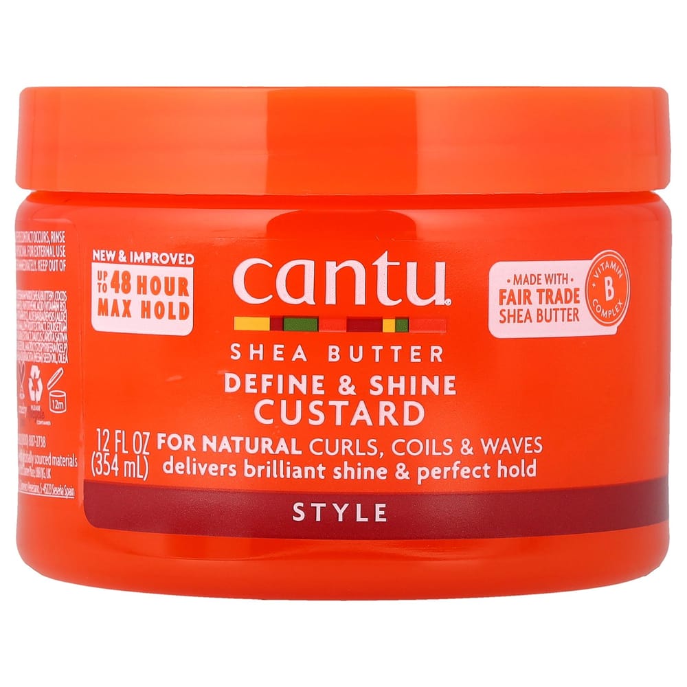 iHerb Naturals Shea Butter Define & Shine Custard for Hair, 340g (12 oz)