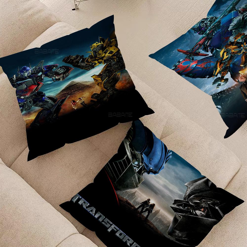 T-transfor-mers Cushion Cover Pillow Cover Decor Pillowcase Printed Cushion Case For Couch
