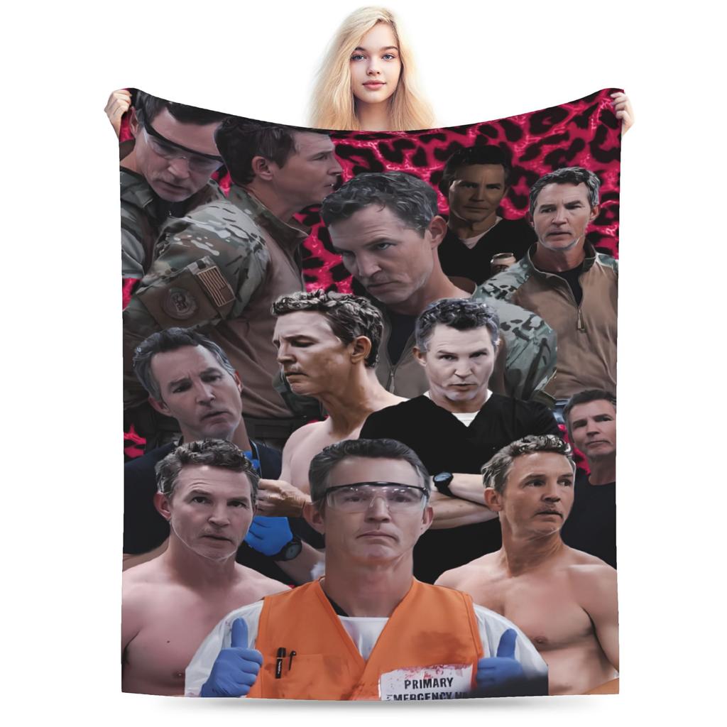 Soft Blanket Children Camping Shawn Hatosy Dr. Jack Throw Blanket Flannel Bedspread For Couch Chair Sofa Bed Sofa Bed Cover